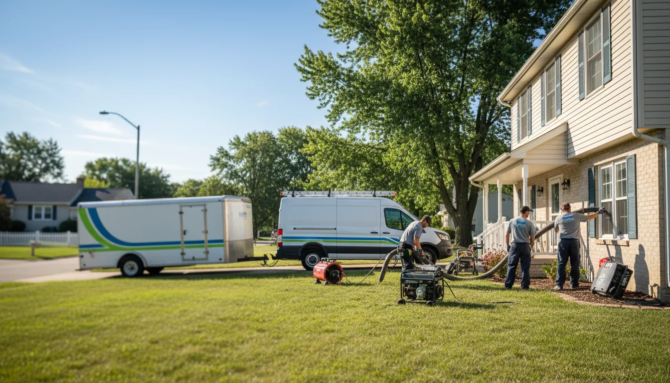 Flooded Basement Restoration And Cleanup With Repair in Minnesota City, MN near me